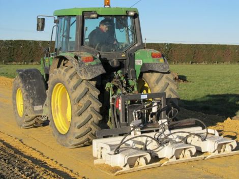 réfection de chemin: compactage