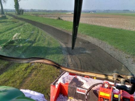 réfection de chemin: broyage